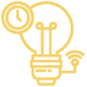 smart energy icon yellow
